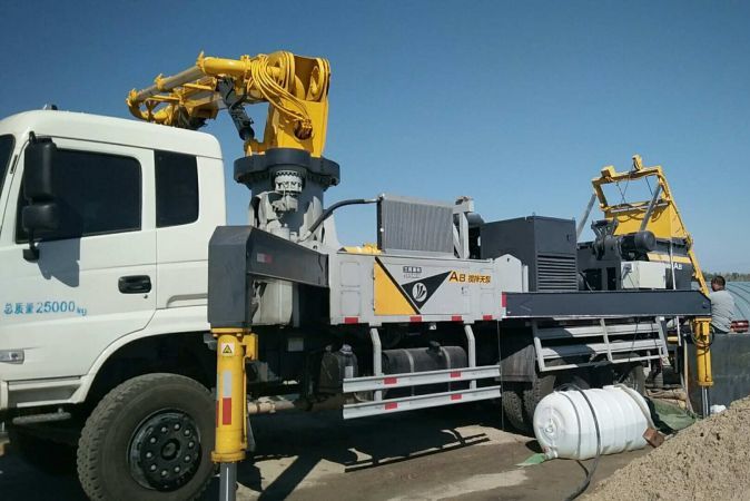 三民重科攪拌天泵助他闖出自己的一片天！